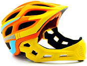 Шлем Sitis PNY49 Full-Face оранжево-желтый